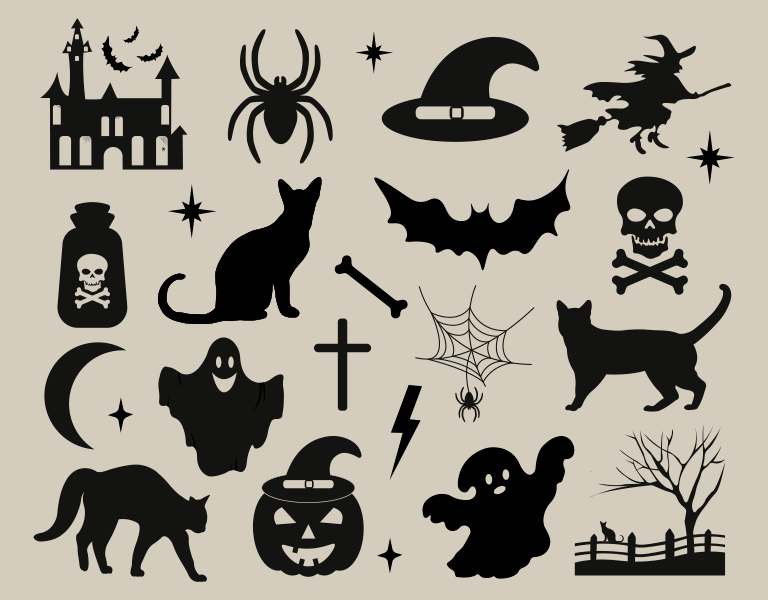 Moldes de bruxa para Halloween - Como fazer em casa  Coisas de halloween,  Halloween caseiro, Padrões de halloween